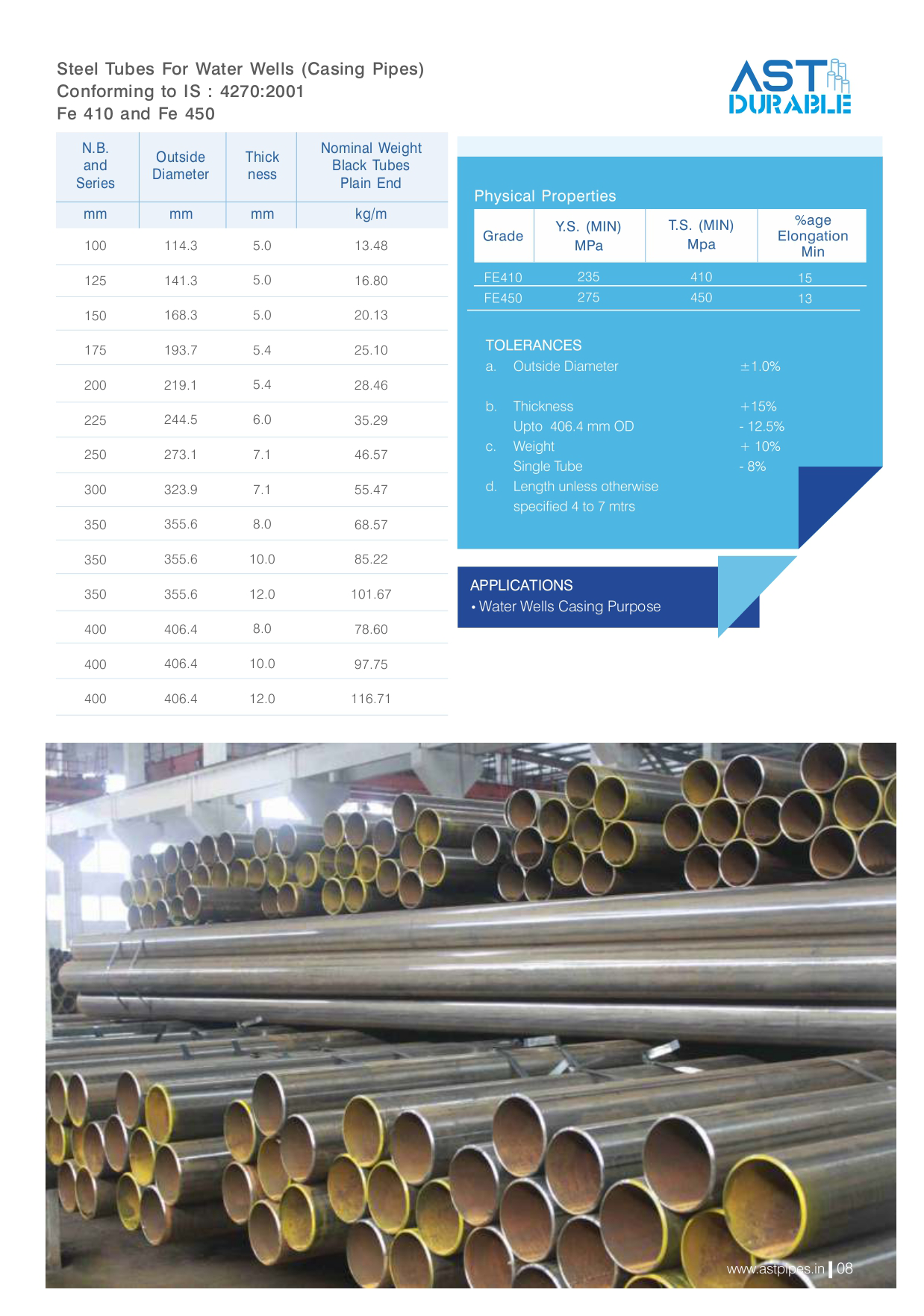 Rectangular pipe 